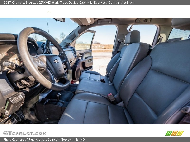 Red Hot / Dark Ash/Jet Black 2017 Chevrolet Silverado 2500HD Work Truck Double Cab 4x4