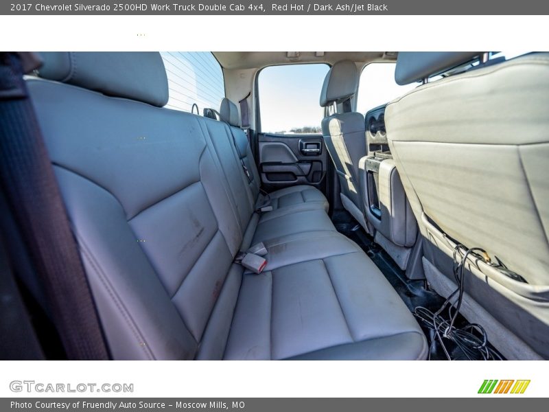 Red Hot / Dark Ash/Jet Black 2017 Chevrolet Silverado 2500HD Work Truck Double Cab 4x4