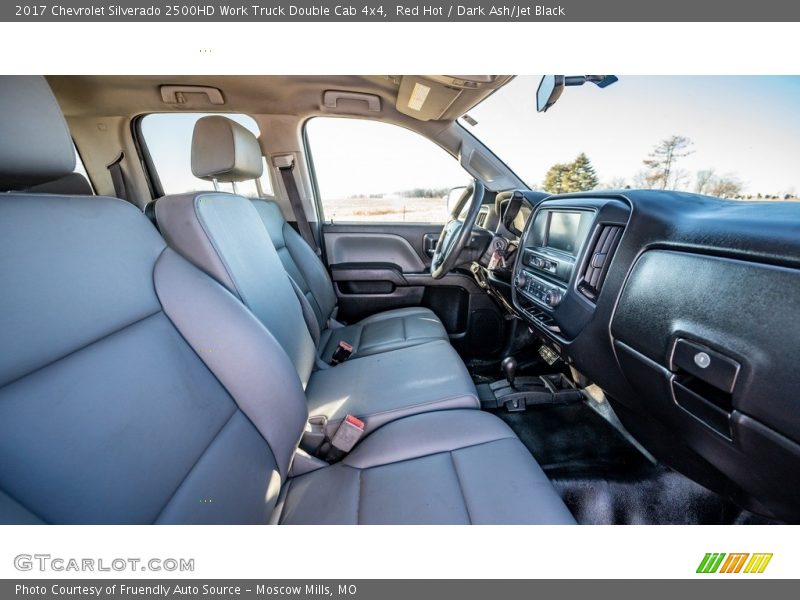 Red Hot / Dark Ash/Jet Black 2017 Chevrolet Silverado 2500HD Work Truck Double Cab 4x4