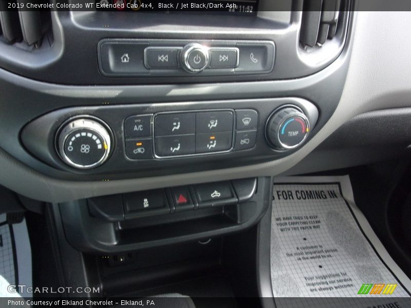 Black / Jet Black/Dark Ash 2019 Chevrolet Colorado WT Extended Cab 4x4