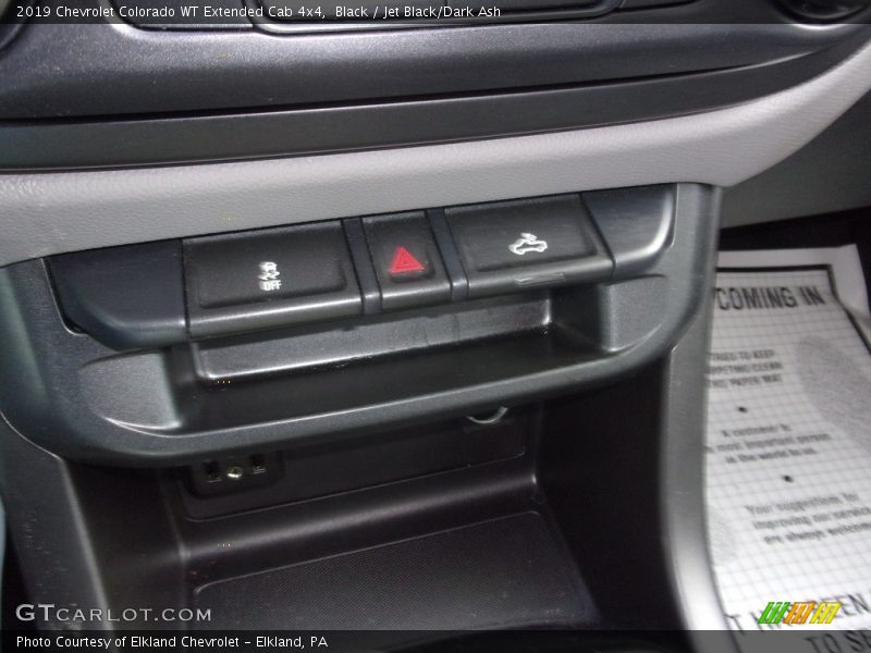 Black / Jet Black/Dark Ash 2019 Chevrolet Colorado WT Extended Cab 4x4