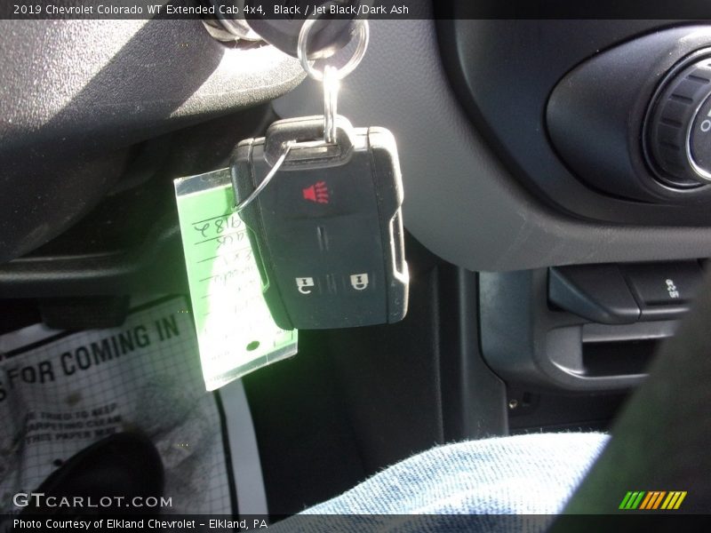 Black / Jet Black/Dark Ash 2019 Chevrolet Colorado WT Extended Cab 4x4