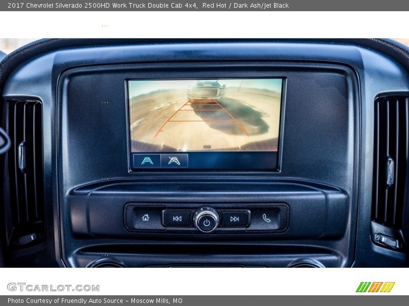 Red Hot / Dark Ash/Jet Black 2017 Chevrolet Silverado 2500HD Work Truck Double Cab 4x4