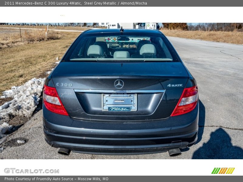 Steel Grey Metallic / Almond/Mocha 2011 Mercedes-Benz C 300 Luxury 4Matic