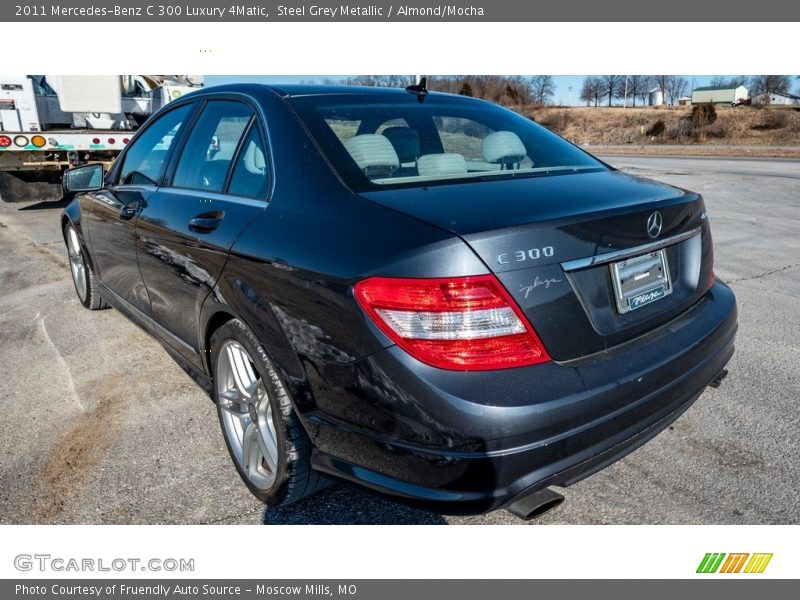 Steel Grey Metallic / Almond/Mocha 2011 Mercedes-Benz C 300 Luxury 4Matic