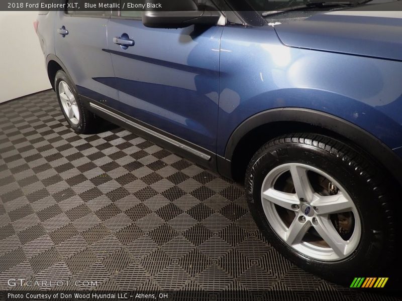 Blue Metallic / Ebony Black 2018 Ford Explorer XLT
