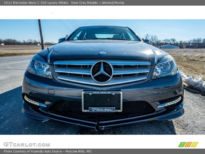 Steel Grey Metallic / Almond/Mocha 2011 Mercedes-Benz C 300 Luxury 4Matic