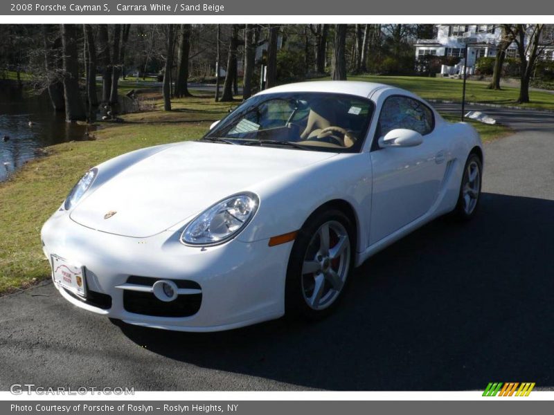Carrara White / Sand Beige 2008 Porsche Cayman S