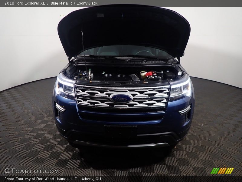 Blue Metallic / Ebony Black 2018 Ford Explorer XLT