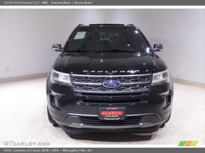 Shadow Black / Ebony Black 2018 Ford Explorer XLT 4WD