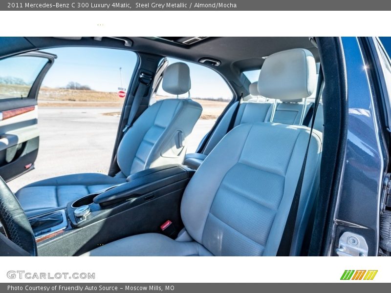 Steel Grey Metallic / Almond/Mocha 2011 Mercedes-Benz C 300 Luxury 4Matic