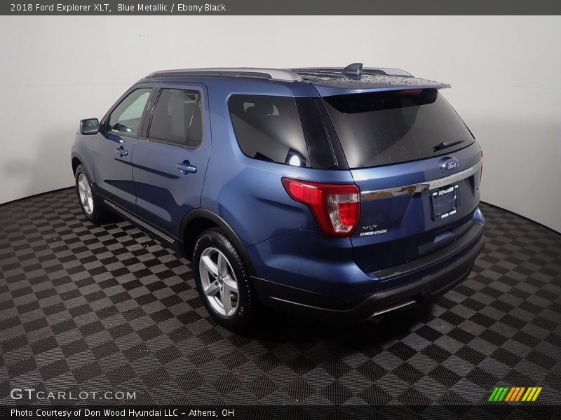 Blue Metallic / Ebony Black 2018 Ford Explorer XLT