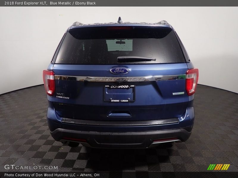 Blue Metallic / Ebony Black 2018 Ford Explorer XLT