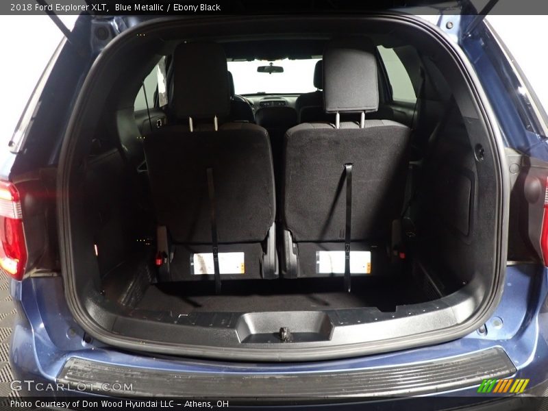 Blue Metallic / Ebony Black 2018 Ford Explorer XLT