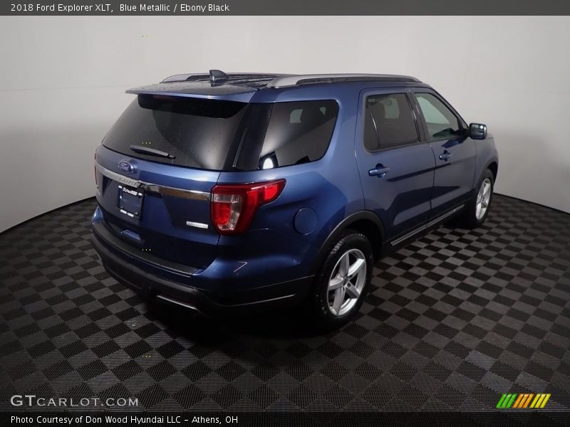 Blue Metallic / Ebony Black 2018 Ford Explorer XLT