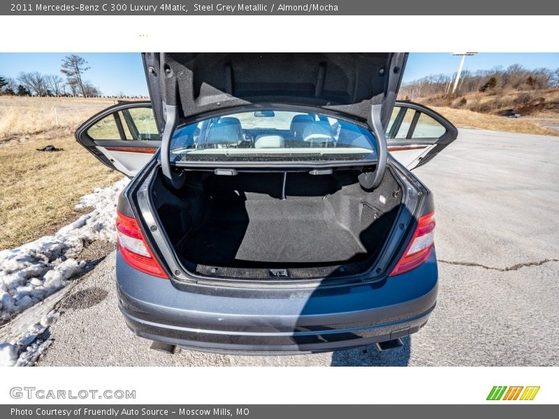 Steel Grey Metallic / Almond/Mocha 2011 Mercedes-Benz C 300 Luxury 4Matic