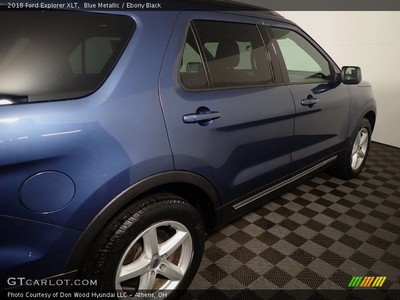 Blue Metallic / Ebony Black 2018 Ford Explorer XLT