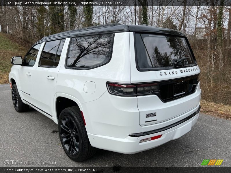 Bright white / Global Black 2022 Jeep Grand Wagoneer Obsidian 4x4