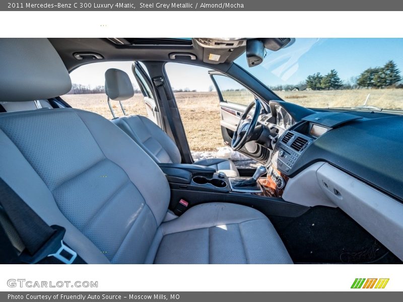 Steel Grey Metallic / Almond/Mocha 2011 Mercedes-Benz C 300 Luxury 4Matic