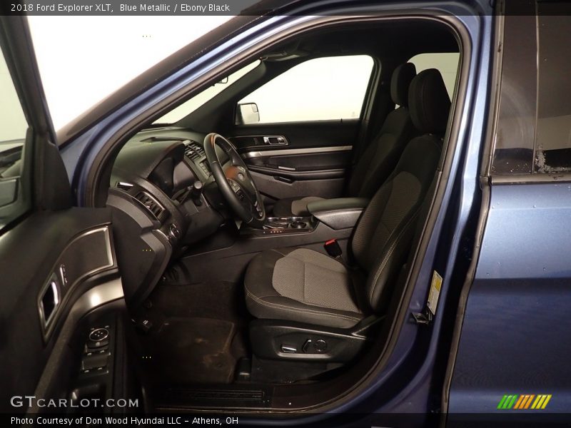 Blue Metallic / Ebony Black 2018 Ford Explorer XLT