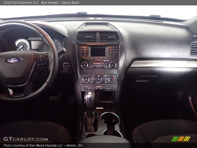 Blue Metallic / Ebony Black 2018 Ford Explorer XLT