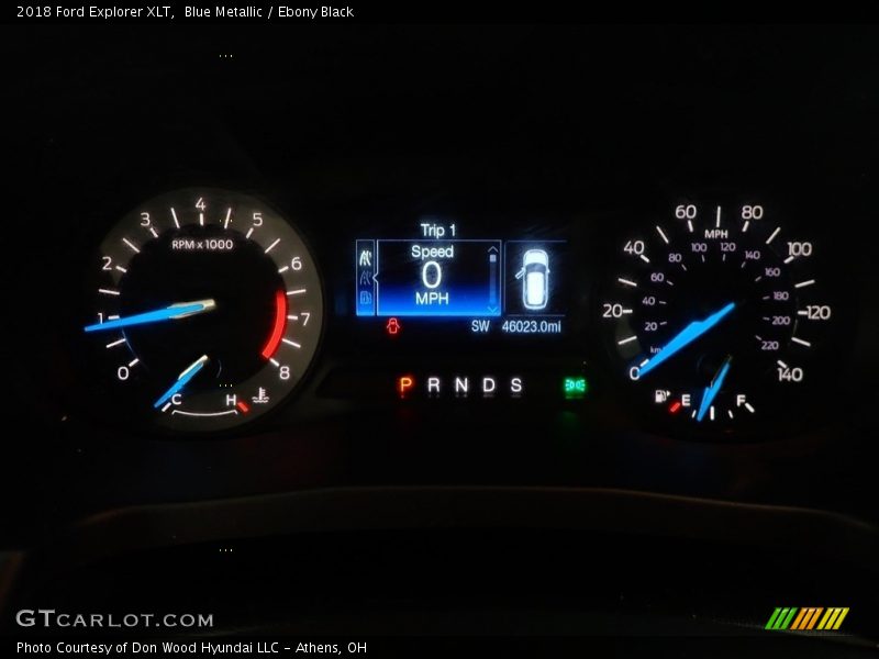 Blue Metallic / Ebony Black 2018 Ford Explorer XLT