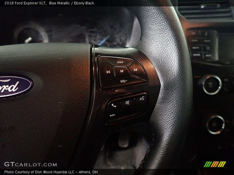 Blue Metallic / Ebony Black 2018 Ford Explorer XLT