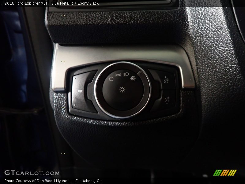 Blue Metallic / Ebony Black 2018 Ford Explorer XLT