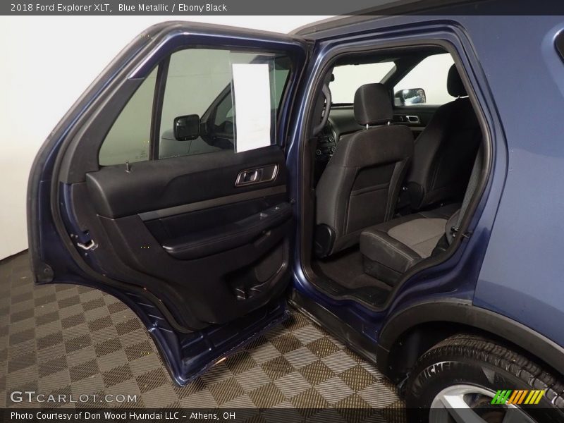 Blue Metallic / Ebony Black 2018 Ford Explorer XLT