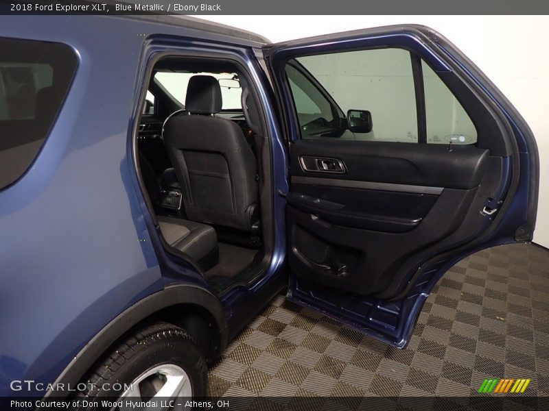 Blue Metallic / Ebony Black 2018 Ford Explorer XLT