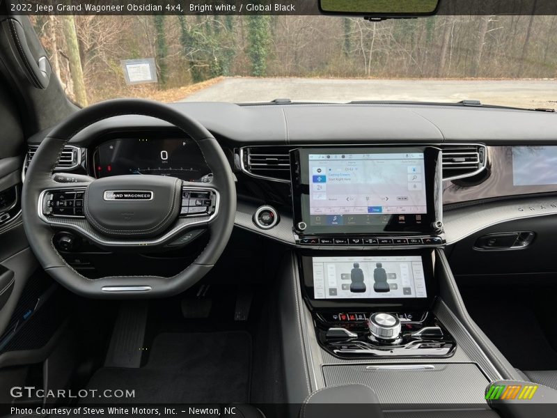 Dashboard of 2022 Grand Wagoneer Obsidian 4x4