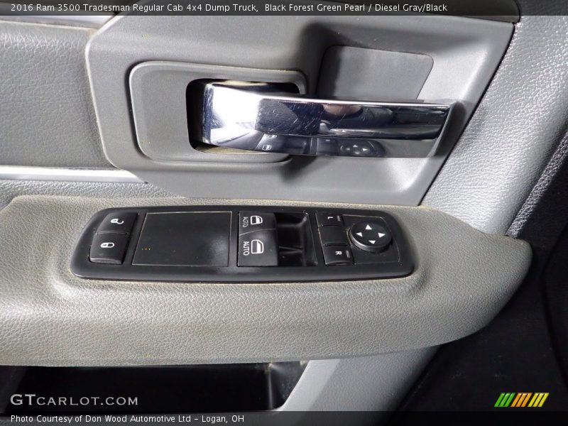 Black Forest Green Pearl / Diesel Gray/Black 2016 Ram 3500 Tradesman Regular Cab 4x4 Dump Truck