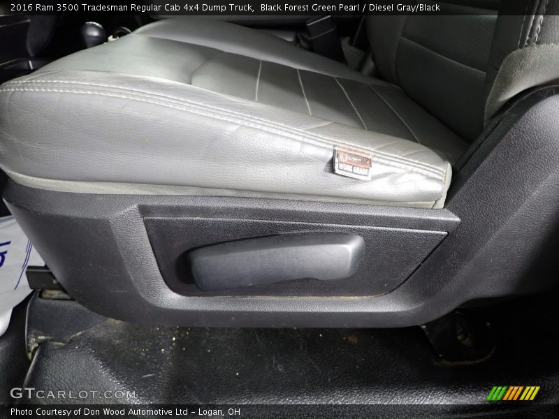 Black Forest Green Pearl / Diesel Gray/Black 2016 Ram 3500 Tradesman Regular Cab 4x4 Dump Truck