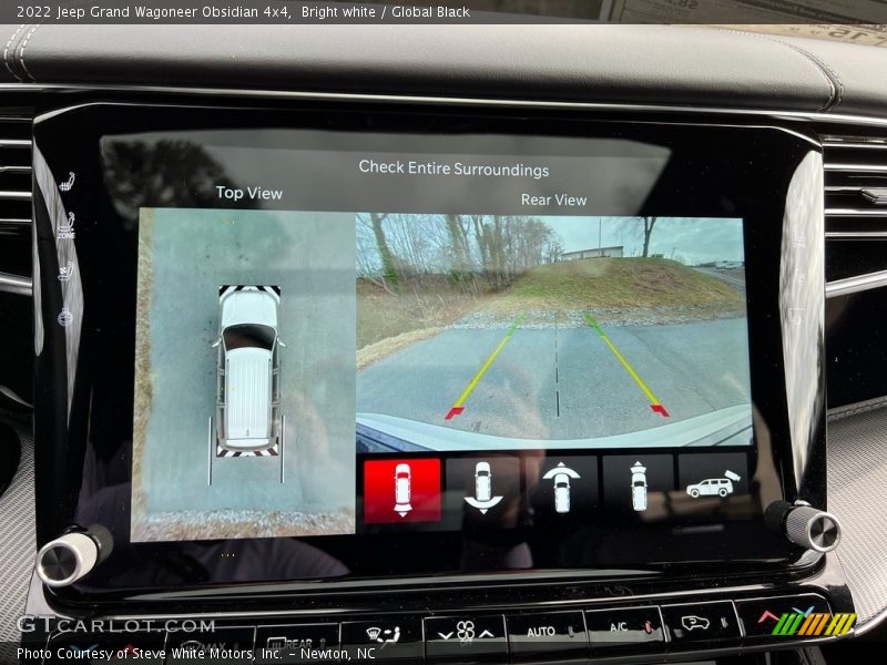 Navigation of 2022 Grand Wagoneer Obsidian 4x4
