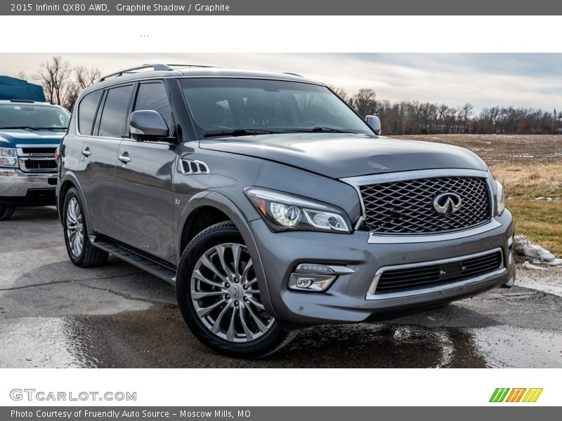 Graphite Shadow / Graphite 2015 Infiniti QX80 AWD