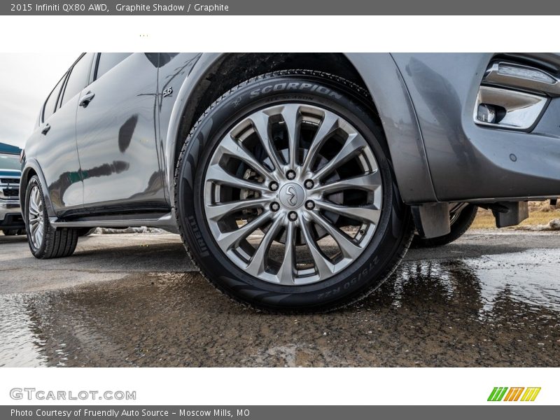 Graphite Shadow / Graphite 2015 Infiniti QX80 AWD