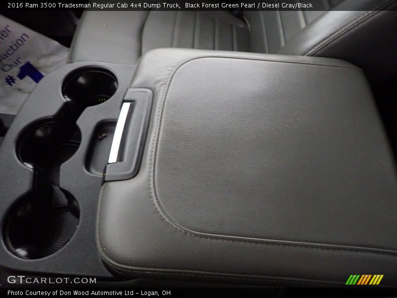 Black Forest Green Pearl / Diesel Gray/Black 2016 Ram 3500 Tradesman Regular Cab 4x4 Dump Truck