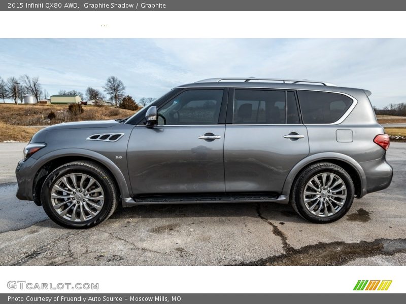 Graphite Shadow / Graphite 2015 Infiniti QX80 AWD