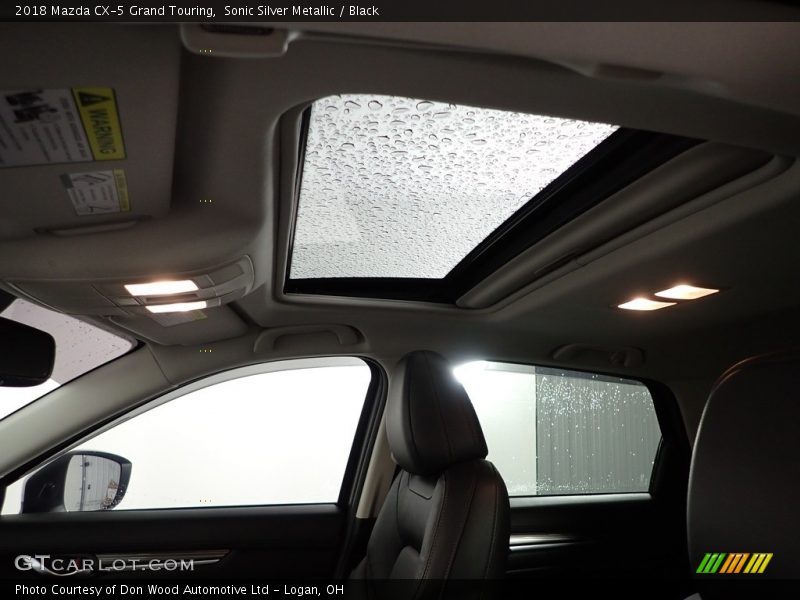 Sonic Silver Metallic / Black 2018 Mazda CX-5 Grand Touring