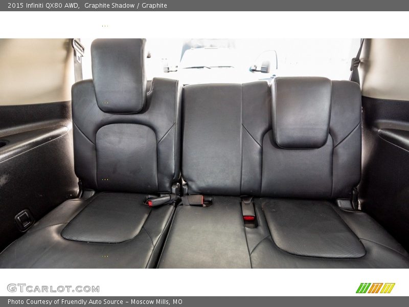Rear Seat of 2015 QX80 AWD