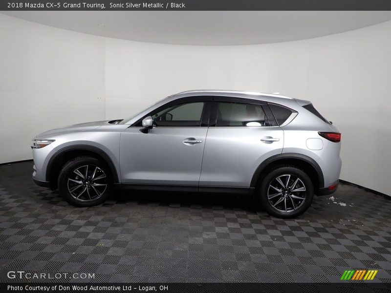 Sonic Silver Metallic / Black 2018 Mazda CX-5 Grand Touring