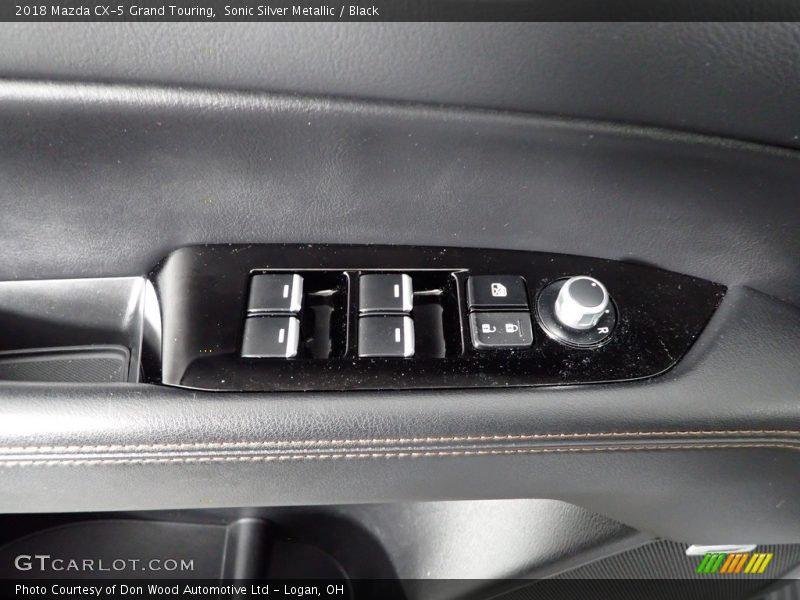 Sonic Silver Metallic / Black 2018 Mazda CX-5 Grand Touring