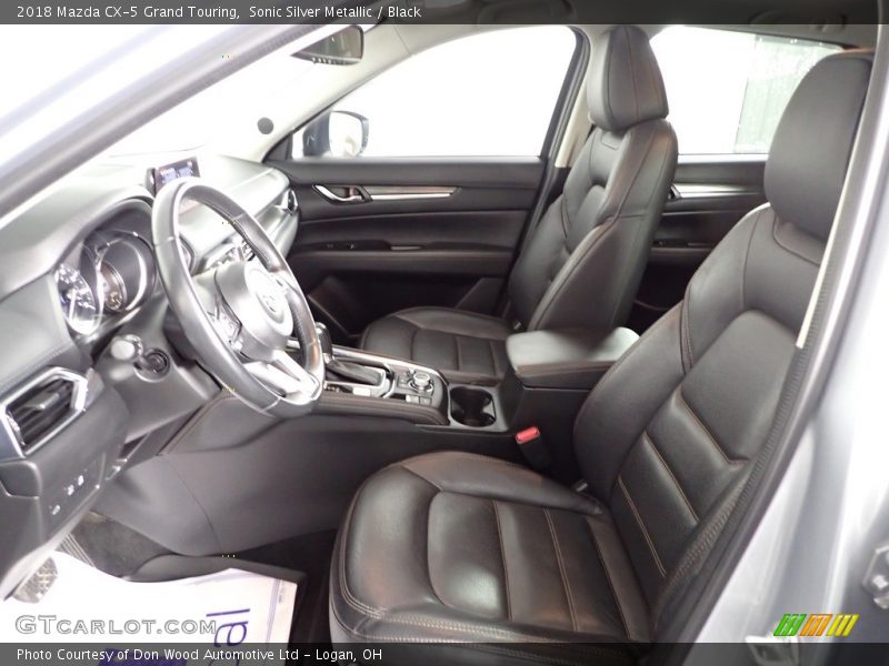 Sonic Silver Metallic / Black 2018 Mazda CX-5 Grand Touring
