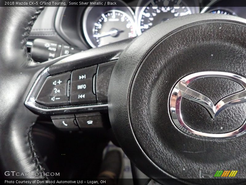 Sonic Silver Metallic / Black 2018 Mazda CX-5 Grand Touring