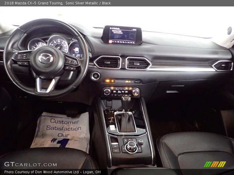 Sonic Silver Metallic / Black 2018 Mazda CX-5 Grand Touring