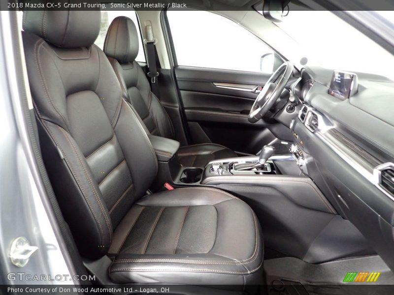 Sonic Silver Metallic / Black 2018 Mazda CX-5 Grand Touring
