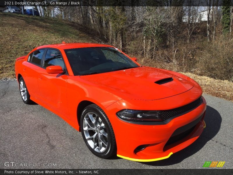 Front 3/4 View of 2021 Charger GT