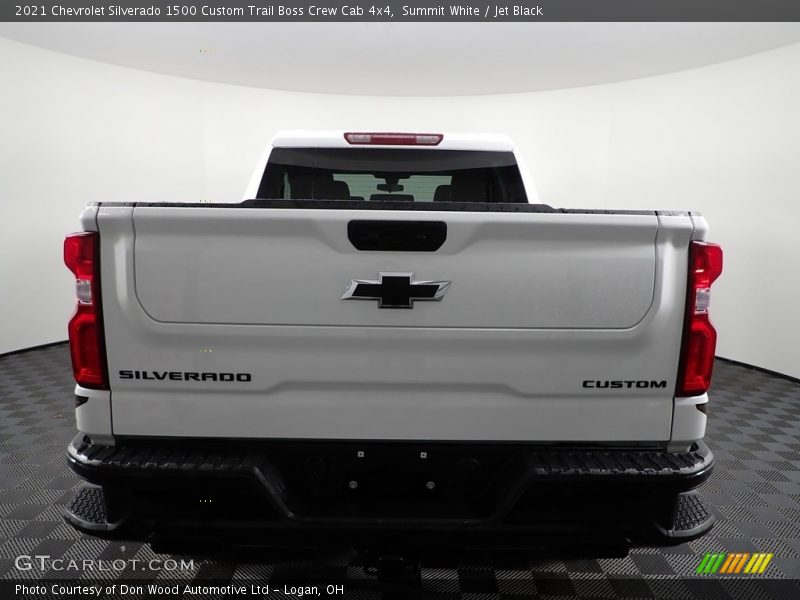 Summit White / Jet Black 2021 Chevrolet Silverado 1500 Custom Trail Boss Crew Cab 4x4