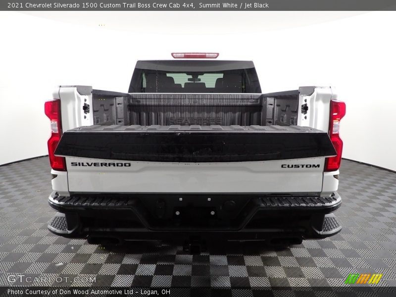 Summit White / Jet Black 2021 Chevrolet Silverado 1500 Custom Trail Boss Crew Cab 4x4