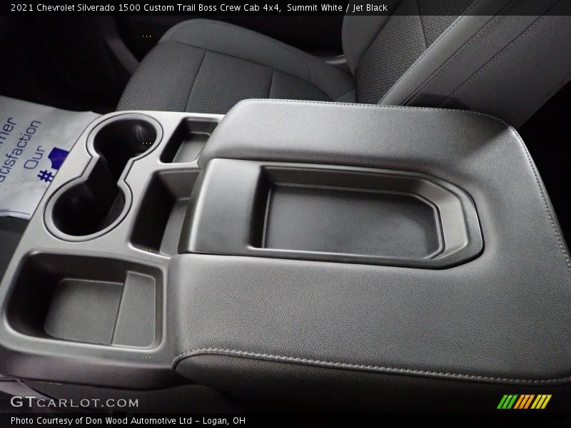 Summit White / Jet Black 2021 Chevrolet Silverado 1500 Custom Trail Boss Crew Cab 4x4
